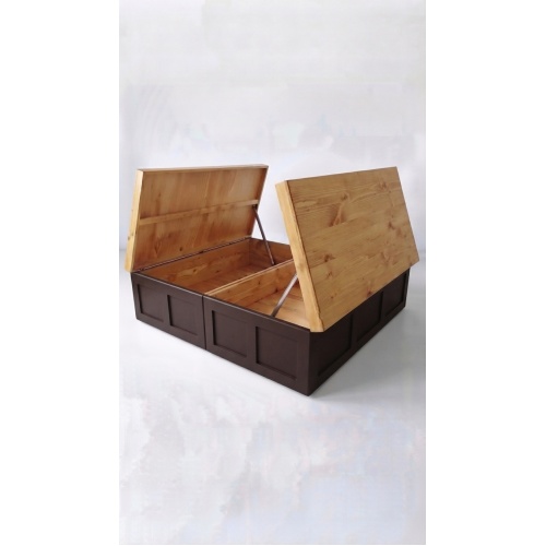 base_de_madera_baul_matrimonial_duplex_color_chocolate_100_madera_de_pino_en_2_partes