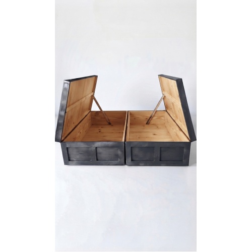 base_de_madera_baul_matrimonial_duplex_color_gris_100_madera_de_pino_en_2_partes
